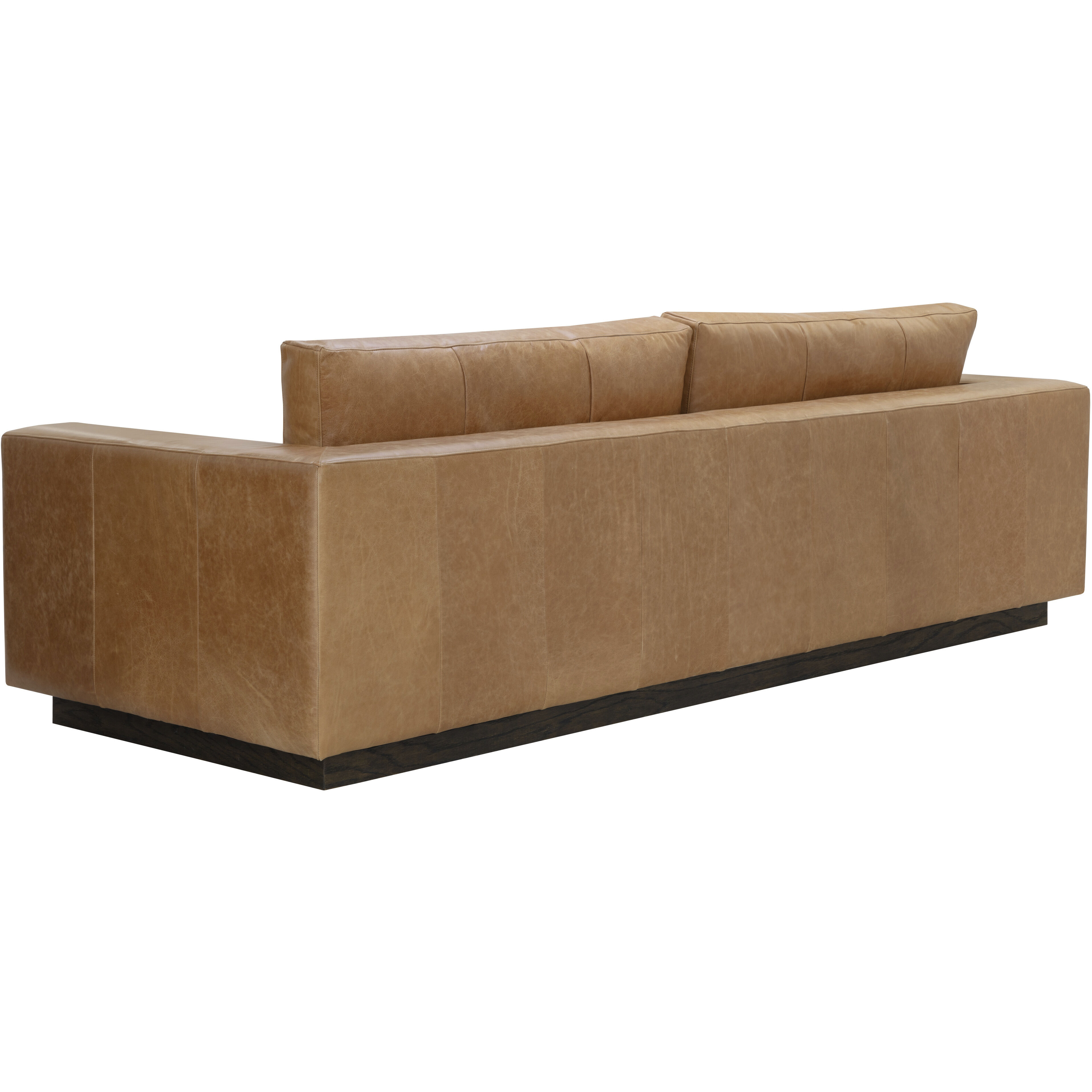 Anakin Dark Brown / Tuscany Cognac Leather Sofa